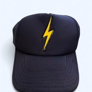 Aviator Nation Navy Cap with Yellow Accent